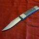 A+LionSTEEL slipjoint knife hunting BestMan CF Ti Traditional Clip Bohler M390