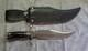 A. Shaw Hunting knife withCustom leather sheath