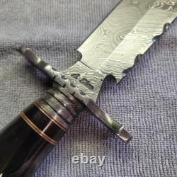 A. Shaw Hunting knife withCustom leather sheath