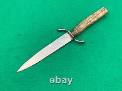 A. W. Wadsworth & Son Vintage Stag Dagger Bowie Fighter1905-36 Knife & Sheath