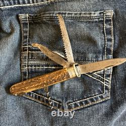 A. Wingen Jr. Solingen Germany Rare Shotgun Knife With Lockback Blade, 12-16 Gag
