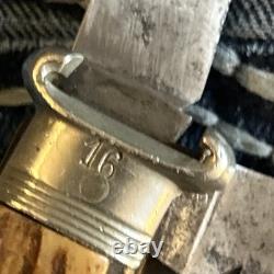 A. Wingen Jr. Solingen Germany Rare Shotgun Knife With Lockback Blade, 12-16 Gag
