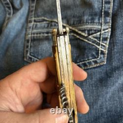 A. Wingen Jr. Solingen Germany Rare Shotgun Knife With Lockback Blade, 12-16 Gag