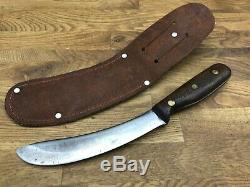 A+ vintage Carbon Steel Chicago Cutlery 96-6 Razor Sharp Skinning Knife Skinner