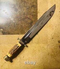 AG Russel Springdale AR, Solingen LARGE Bowie 1970s. 10 Inch Blade