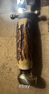 AG Russel Springdale AR, Solingen LARGE Bowie 1970s. 10 Inch Blade