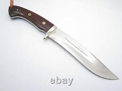 AG Russell 2002 Seki Japan AUS-8 Micarta Fixed Machete Bowie Camp Hunting Knife