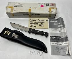 ALASKA Range Hunts GUIDE Knife 10 Knife 5.5 Fixed Blade Leather Sheath 1970