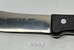 ALASKA Range Hunts GUIDE Knife 10 Knife 5.5 Fixed Blade Leather Sheath 1970