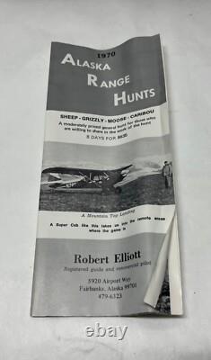 ALASKA Range Hunts GUIDE Knife 10 Knife 5.5 Fixed Blade Leather Sheath 1970
