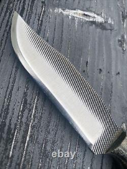 ANZA KNIVES USA 2010 KKM Kelly Mcgee Fixed Blade 8 Knife Micarta Scales& Sheath
