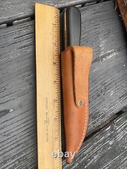 ANZA KNIVES USA 2010 KKM Kelly Mcgee Fixed Blade 8 Knife Micarta Scales& Sheath
