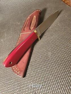 Abel CUSTOM Hand Made High Quality Fixed Blade Knife And Leather Sheath