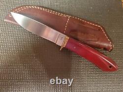 Abel CUSTOM Hand Made High Quality Fixed Blade Knife And Leather Sheath