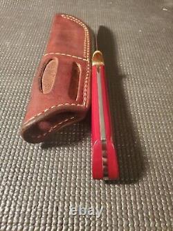 Abel CUSTOM Hand Made High Quality Fixed Blade Knife And Leather Sheath