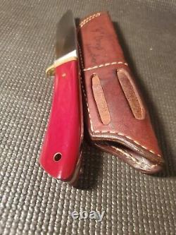 Abel CUSTOM Hand Made High Quality Fixed Blade Knife And Leather Sheath