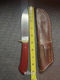 Abel CUSTOM Hand Made High Quality Fixed Blade Knife And Leather Sheath