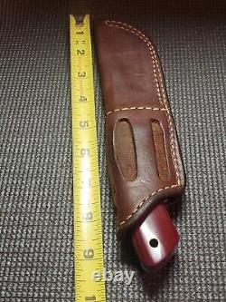 Abel CUSTOM Hand Made High Quality Fixed Blade Knife And Leather Sheath