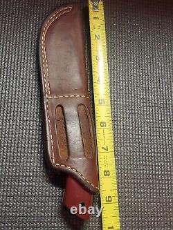 Abel CUSTOM Hand Made High Quality Fixed Blade Knife And Leather Sheath