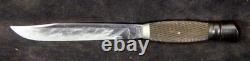 Abercrombir & Fitch Thistel Top Antique Hunting Knife with Sheath JM76