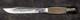 Abercrombir & Fitch Thistel Top Antique Hunting Knife with Sheath JM76