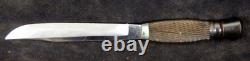 Abercrombir & Fitch Thistel Top Antique Hunting Knife with Sheath JM76