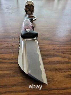 AdV Andre de Villiers BUTCHER-2017 WHARNCLIFFE BLADE RINGED TACT FXD BLADE KNIFE