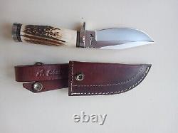 Adam Shaw, S. Africa, Awesome Stag Hunter Knife. 8.5'' with4.5'' Blade. Beautiful