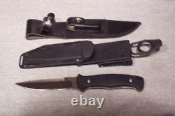 Al Mar S30v Sawback Knife With 2 Sheaths Made In The USA Used Excellent Conditon