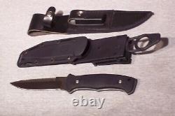 Al Mar S30v Sawback Knife With 2 Sheaths Made In The USA Used Excellent Conditon