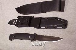 Al Mar S30v Sawback Knife With 2 Sheaths Made In The USA Used Excellent Conditon