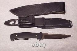 Al Mar S30v Sawback Knife With 2 Sheaths Made In The USA Used Excellent Conditon