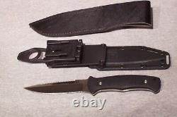 Al Mar S30v Sawback Knife With 2 Sheaths Made In The USA Used Excellent Conditon