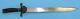 Antique 1800s 19th Century American German Shell Guard Hunting Sword Knife