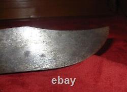 Antique 1800s HUDSON BAY Bowie Knife-Gutta Percha Handle-Rare Fur Trade Knife