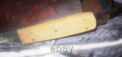 Antique Buffalo Hunter Knife Sheath-5 Vintage Butcher Knives-Re-enactments