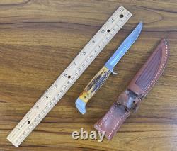 Antique CASE -1930- Blade Hunting Knife -Horn Handle