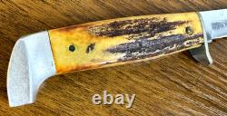 Antique CASE -1930- Blade Hunting Knife -Horn Handle