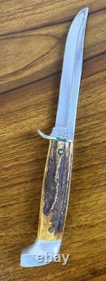 Antique CASE -1930- Blade Hunting Knife -Horn Handle