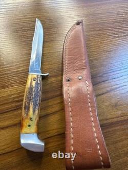 Antique CASE -1930- Blade Hunting Knife -Horn Handle