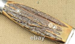 Antique CASE XX 1940-1964 Serif Stamp Stag Hunting Knife #523-6 Light Use