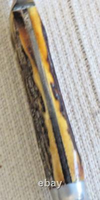 Antique CASE XX 1940-1964 Serif Stamp Stag Hunting Knife #523-6 Light Use