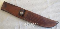 Antique CASE XX 1940-1964 Serif Stamp Stag Hunting Knife #523-6 Light Use