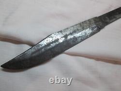 Antique England Hunting Bowie Knife Vintage Knives Old 15-3/8 Long 1/4 Thick