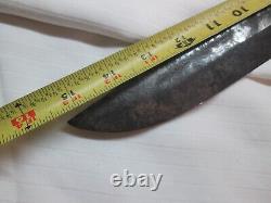 Antique England Hunting Bowie Knife Vintage Knives Old 15-3/8 Long 1/4 Thick