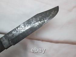 Antique England Hunting Bowie Knife Vintage Knives Old 15-3/8 Long 1/4 Thick