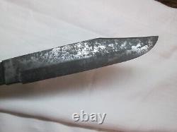 Antique England Hunting Bowie Knife Vintage Knives Old 15-3/8 Long 1/4 Thick