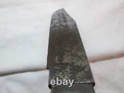 Antique England Hunting Bowie Knife Vintage Knives Old 15-3/8 Long 1/4 Thick