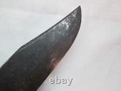 Antique England Hunting Bowie Knife Vintage Knives Old 15-3/8 Long 1/4 Thick