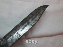 Antique England Hunting Bowie Knife Vintage Knives Old 15-3/8 Long 1/4 Thick